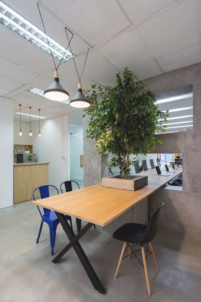 科技公司小型办公室装修效果图180平方米7